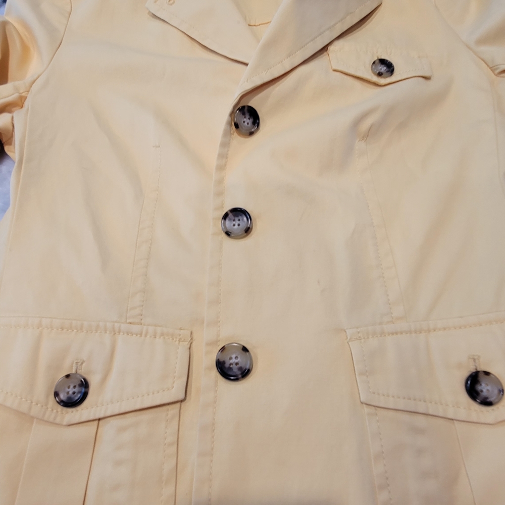 Talbots Women's Soft Yellow Blazer - Picture 5 of 6